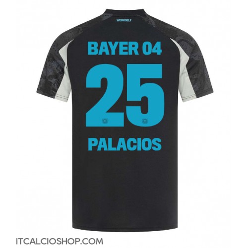 Bayer Leverkusen Exequiel Palacios #25 Terza Maglia 2024-25 Manica Corta Bayer Leverkusen Exequiel Palacios #25 Terza Maglia 2024-25 Manica Corta